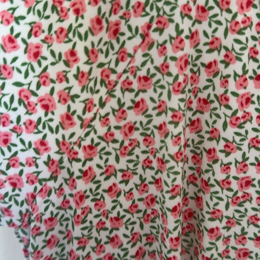 NEW Urban Outfitters Julia Ruffle Mini Dress nwt floral - Picture 5 of 7